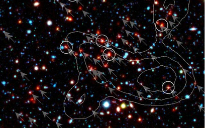 Gromada galaktyk z początków wszechświata