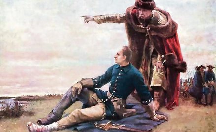 Karol XII po przegranej bitwie pod Połtawą. Obraz Gustafa Olofa Cederströma