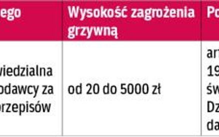Tabela 3. Wykroczenia z ustawy o zfśs