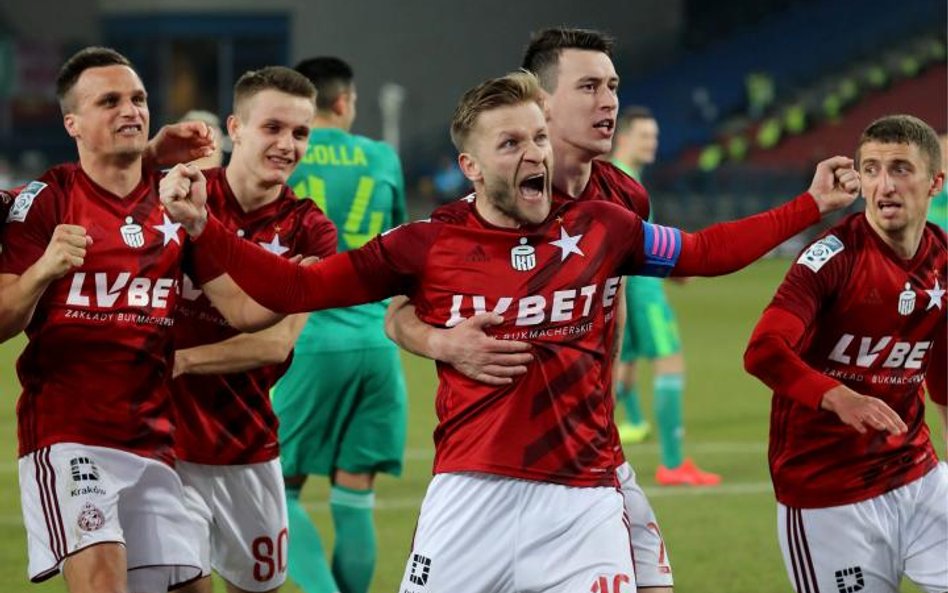 Jakub Błaszczykowski po zdobyciu dla Wisły gola w meczu ze Śląskiem