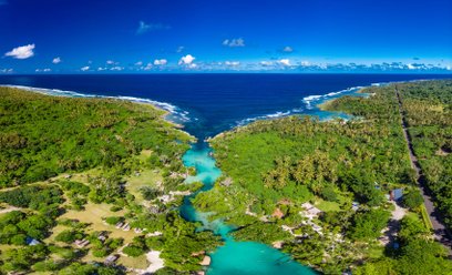 Błękitna Laguna (Blue Lagoon) na wyspie Efate w Vanuatu