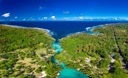 Błękitna Laguna (Blue Lagoon) na wyspie Efate w Vanuatu