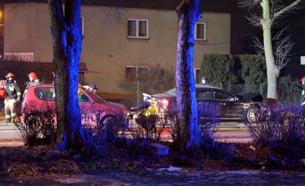 Miejsce wypadku samochodowej kolumny rządowej z udziałem premier Beaty Szydło