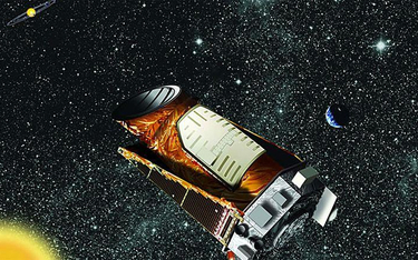 Artystyczna wizja sondy Kepler w kosmosie