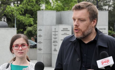 Posłowie Lewicy z partii Razem - Paulina Matysiak i Adrian Zandberg