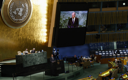 Wystąpienie Olafa Scholza na forum ZO ONZ