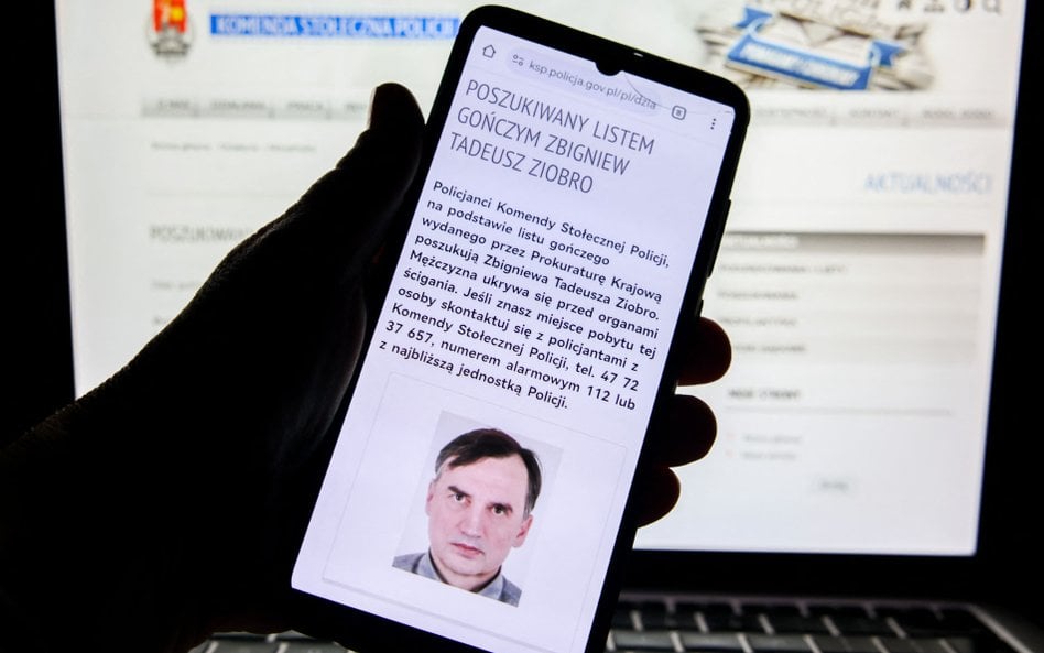 Zbigniew Ziobro jest poszukiwany w Polsce listem gończym