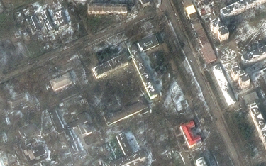 Zdjęcia satelitarne zniszczonego przez Rosjan Mariupola
