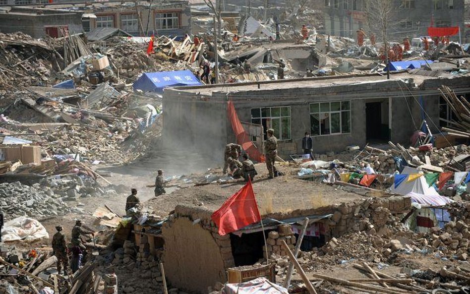 Zrównana z ziemią prowincja Yushu