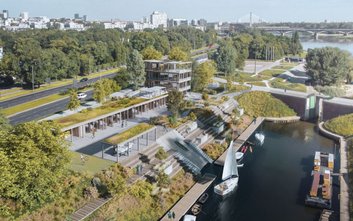 Zwycięski projekt pracowni GAB Piotr Grabowski Architekt z Poznania zakłada powstanie proekologiczne