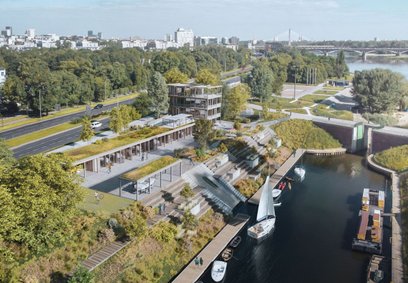 Zwycięski projekt pracowni GAB Piotr Grabowski Architekt z Poznania zakłada powstanie proekologiczne