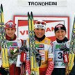 Justyna Kowalczyk (z prawej) w sobotę pobiegnie na 30 km