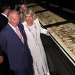 Król Wielkiej Brytanii Karol III, królowa Kamila i prezydent Francji Emmanuel Macron na przedpremier