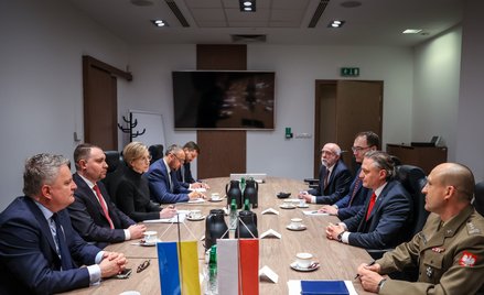 Spotkanie Kyryło Budanowa z szefem BBN Bartoszem Grodeckim