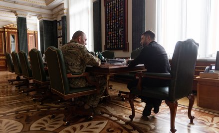 Spotkanie Wołodymyra Zełenskiego i Wasyla Maluka