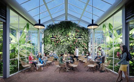 Ogrody Ulricha – część gastronomiczno-rozrywkowa przy centrum Wola Park w Warszawie materiały prasow