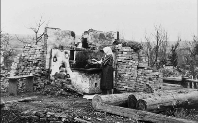 Podkarpacka wieś Bukowsko po atakach UPA, 1946 r.
