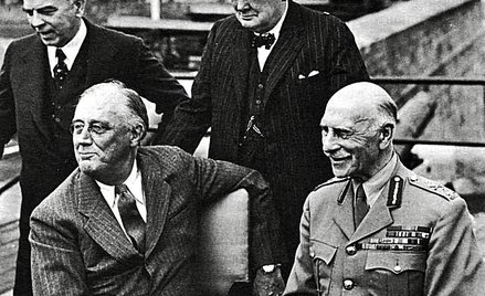 Główni uczestnicy konferencji Quebecu, 17 - 24 sierpnia 1943 r.