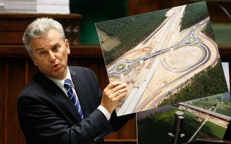 MInister infrastruktury Cezary Grabarczyk