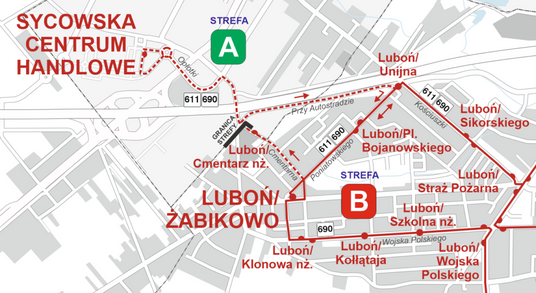 Wszystkich Świętych: Zmiany w funkcjonowaniu komunikacji miejskiej w Poznaniu (linie 611 i 690) / źr