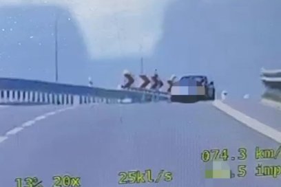 Policja zatrzymała kierowcę jadącego pod prąd
