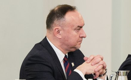 Michał Kobosko na posiedzeniu Rady Bezpieczeństwa Narodowego w Pałacu Prezydenckim w Warszawie
