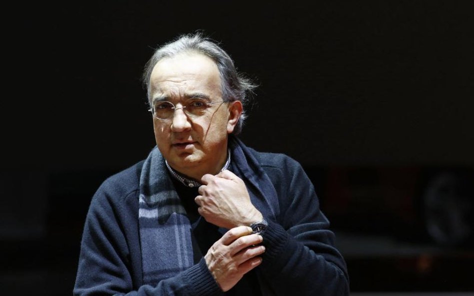 Sergio Marchionne, szef Fiat Chrysler Automobiles