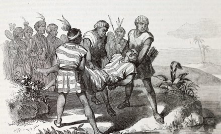 Śmierć Huascara (1532 r.). Jego ojciec, Huayna Capac, zmarł w 1525 r. w czasie epidemii ospy wśród I