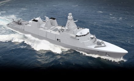 Fregata Arrowhead 140 (wizualizacja).