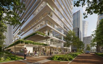 Aby uniknąć problemu silnych przeciągów przy ziemi, charakterystycznych dla wysokiej zabudowy, zdecy