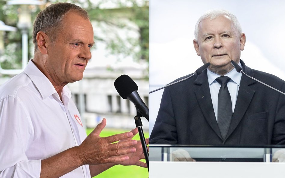 Donald Tusk i Jarosław Kaczyński