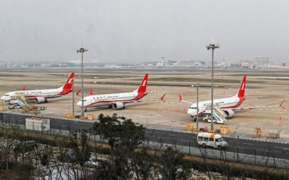 Swoje boeingi 737 max uziemiły między innymi szanghajskie linie lotnicze
