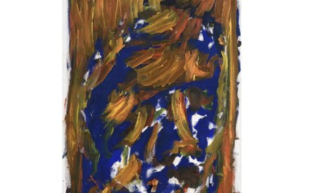 Jacek Sempoliński?, Autoportret, 2000, olej, płótno, 92 x 65 cm