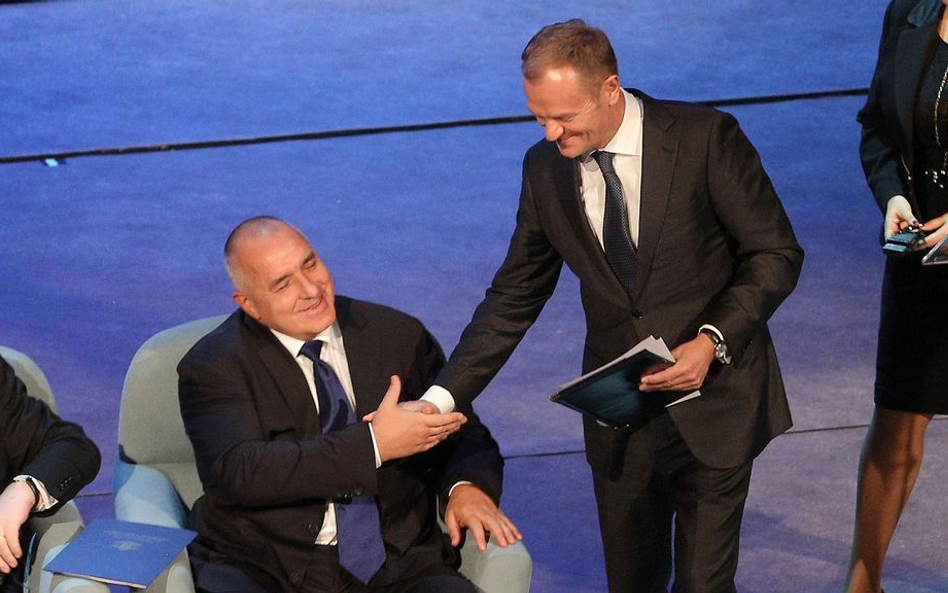 Bojko Borysow i Donald Tusk