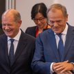 Po rozmowach z kanclerzem Olafem Scholzem Donald Tusk podkreślał znaczenie wspólnych wartości, przyw