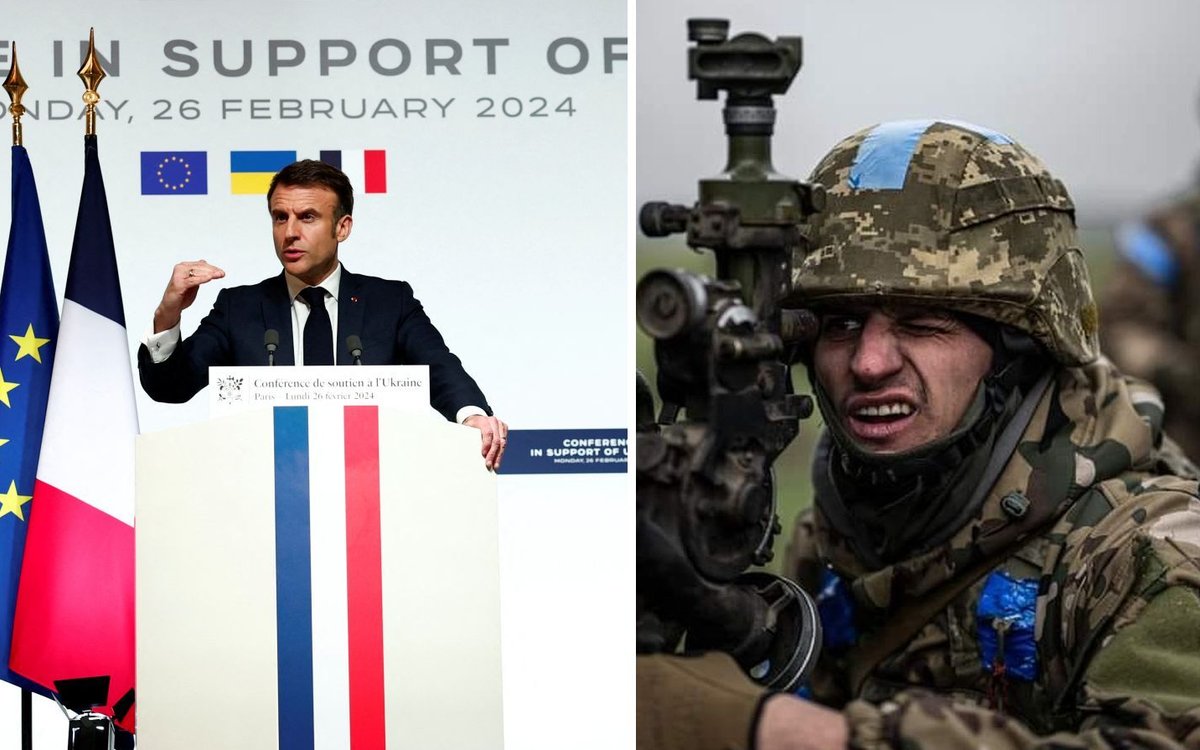 Emmanuel Macron nie wykluczył, że Europa wyśle żołnierzy na Ukrainę