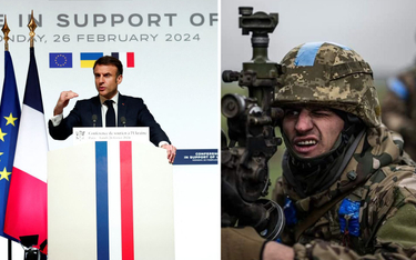 Emmanuel Macron mówi, że "niczego nie można wykluczyć" w kontekście wysłania europejskich żołnierzy 