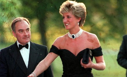 Księżna Diana w sukience nazwanej "revenge dress", 29 czerwca 1994 r.