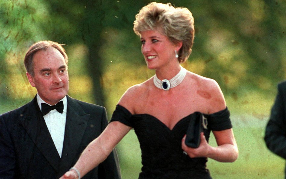Księżna Diana w sukience nazwanej "revenge dress", 29 czerwca 1994 r.