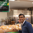 British Prime Minister and Leader of Conservative Party Rishi Sunak visits Morrisons supermarket in Kar