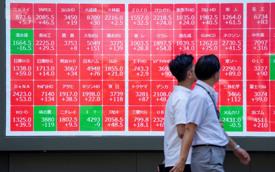 Nikkei 225, indeks giełdy tokijskiej, zyskał podczas środowej sesji aż 3,65 proc.