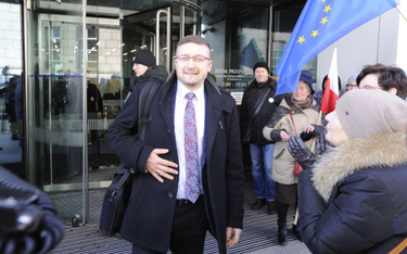 Sędzia Paweł Juszczyszyn wszedł do Sejmu we wtorek o godz. 9 rano, a wyszedł już po godzinie.
