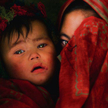 Dzieci z plemienia Hazar, zamieszkującego Hazaradżat w środkowym Afganistanie (Bamian 2001 r.)