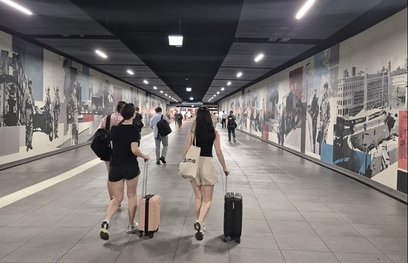 Pasażerowie na stacji Warszawa Gdańska mogą korzystać z nowego tunelu o długości 180 metrów