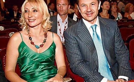 Wiktoria Tihipko z mężem Serhijem, wicepremierem Ukrainy