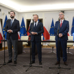Od lewej: Szymon Hołownia (Polska 2050), Władysław Kosiniak-Kamysz (Polskie Stronnictwo Ludowe), Don