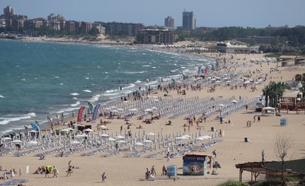 Plaża w Burgas jest jednym z ulubionych celów podróży turystów