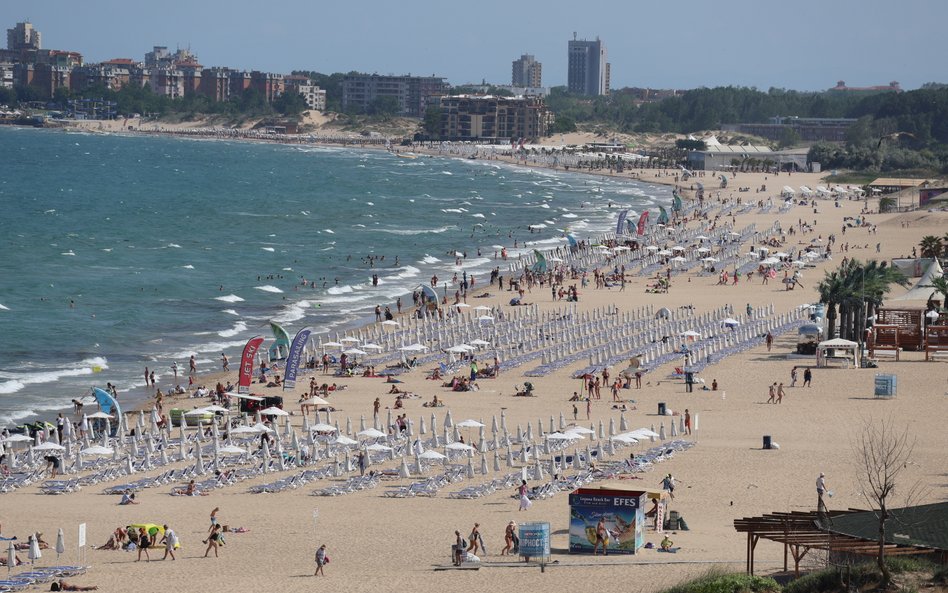 Plaża w Burgas jest jednym z ulubionych celów podróży turystów