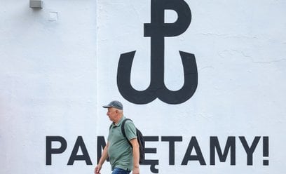 Mural upamiętniający 81. rocznicę wybuchu Powstania Warszawskiego