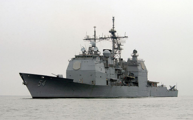 Krążownik USA w rejonie Cieśniny Tajwańskiej
